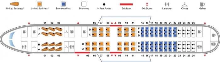 боинг 757 200 схема салона