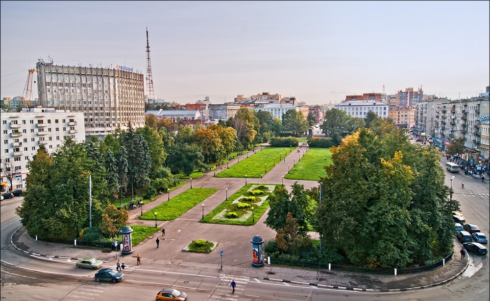 площадь Горького вид сверху