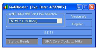 intel gma 950 разгон