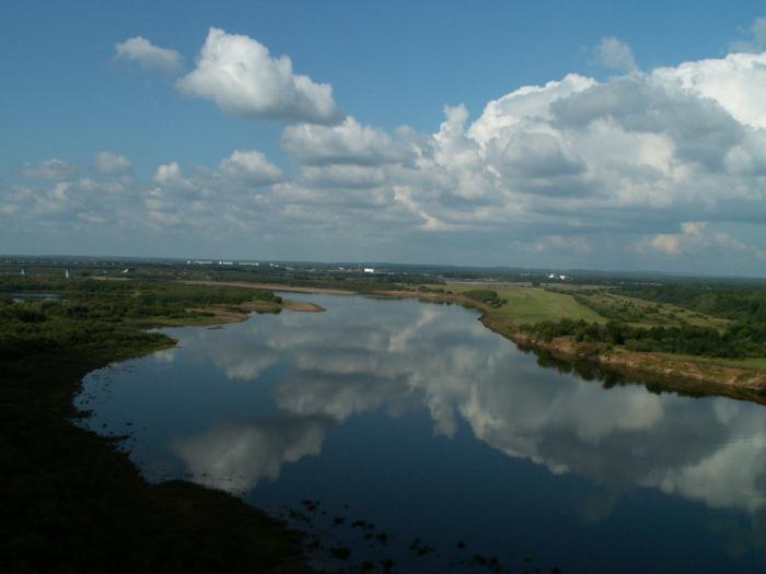 куда впадает река вятка