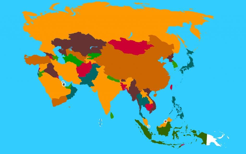 все государства азии