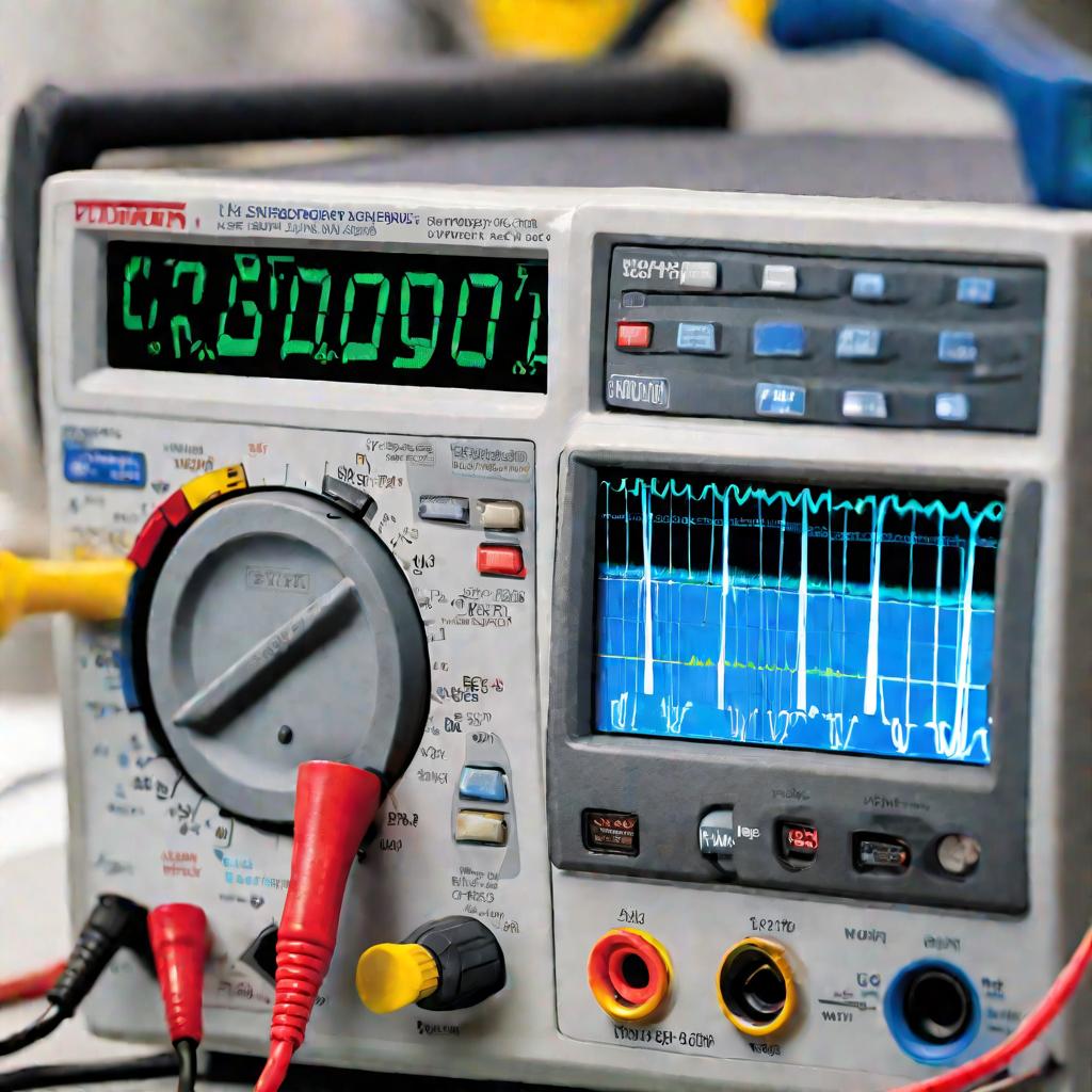 Мультиметр цифровой с графиками на дисплее