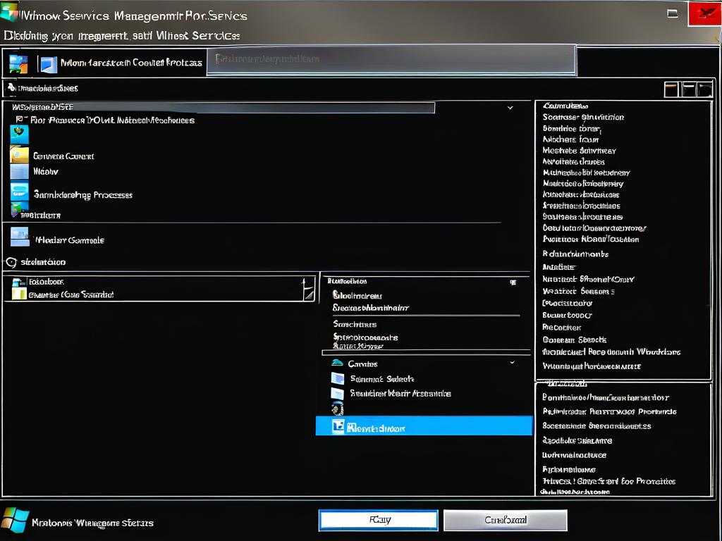 Консоль управления службами Windows