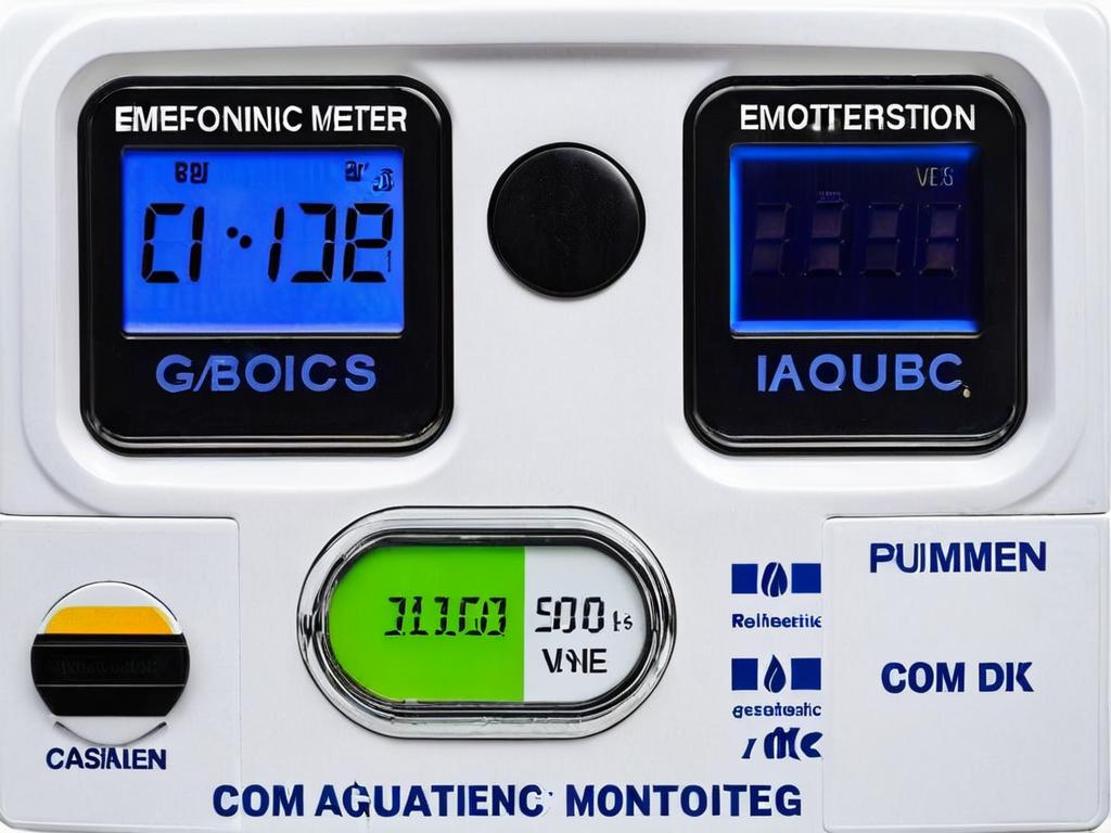 Электронный счетчик газа с показаниями