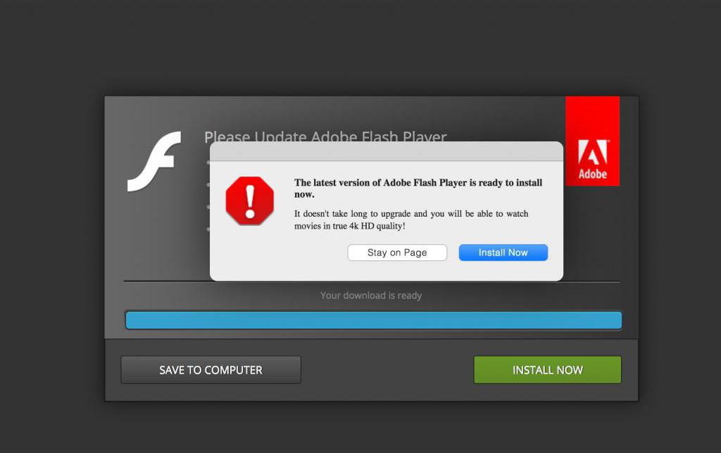 Установщик обновлений Adobe Flash Player