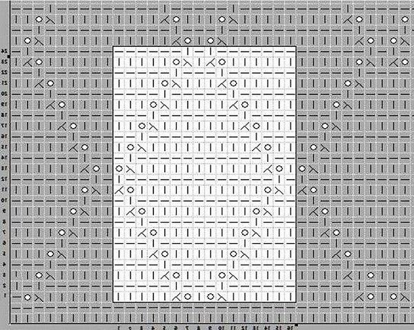 ажурные шали спицами энгельна со схемами и описанием