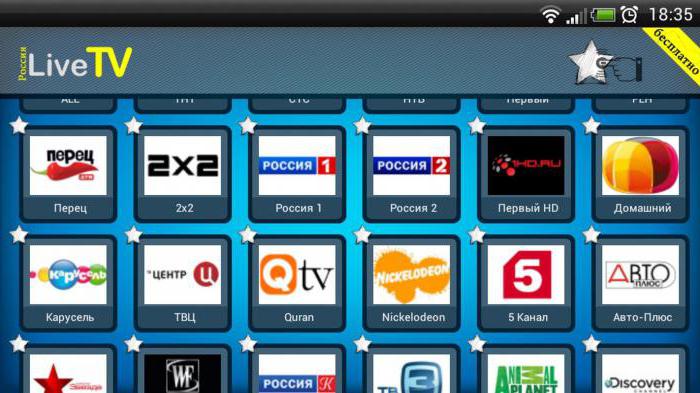 программы для просмотра тв на android