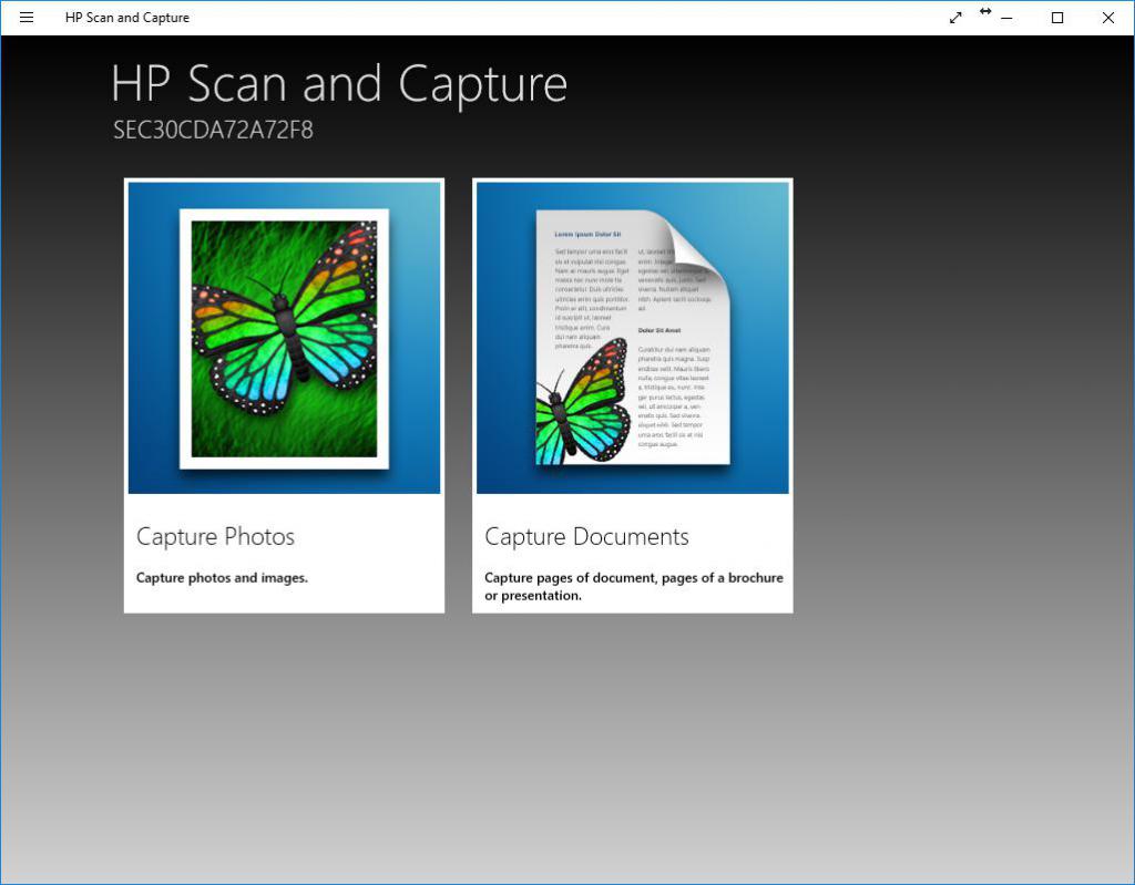 программа hp scan and capture