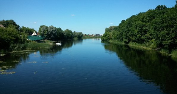 Река Усманка под Воронежем