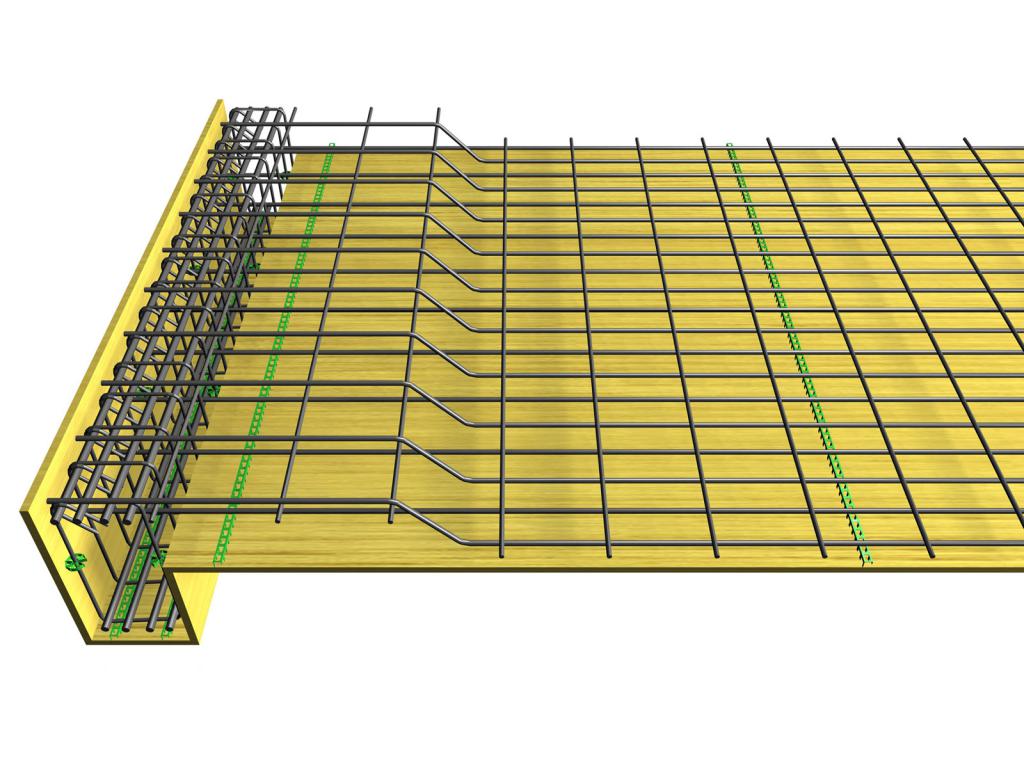 армирование плиты перекрытия dwg