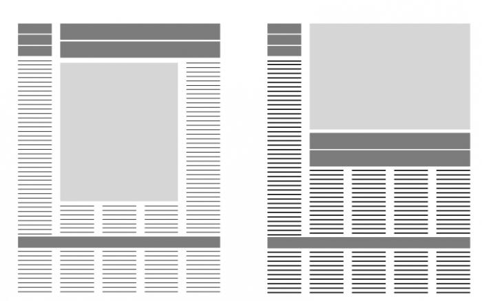 верстка газеты пример