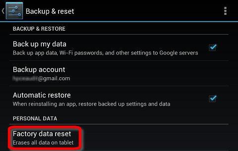 hard reset android через компьютер