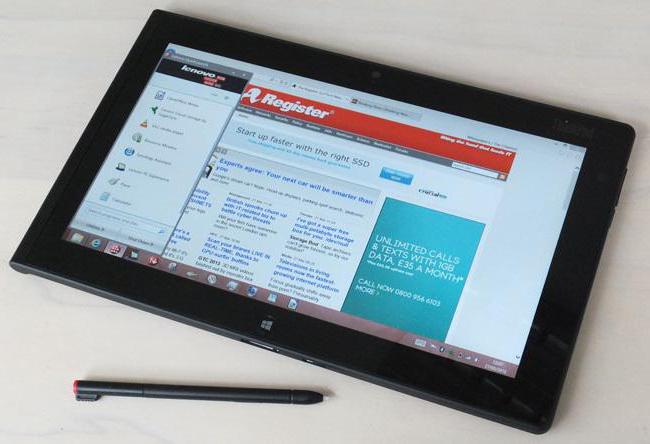 lenovo thinkpad tablet 2 3g