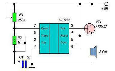 Генератор микросхема 555