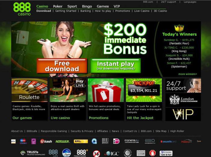  888 casino обзор отзывы и рейтинг 