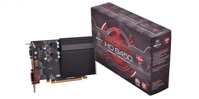 radeon hd 6450 характеристики 