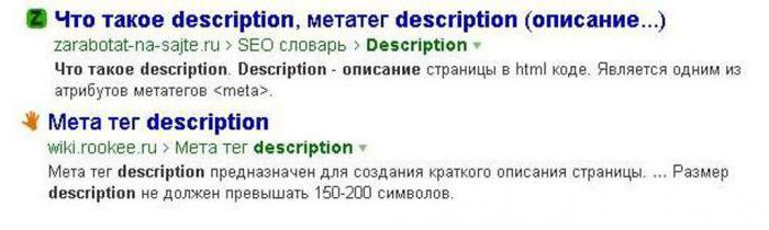 длина description google