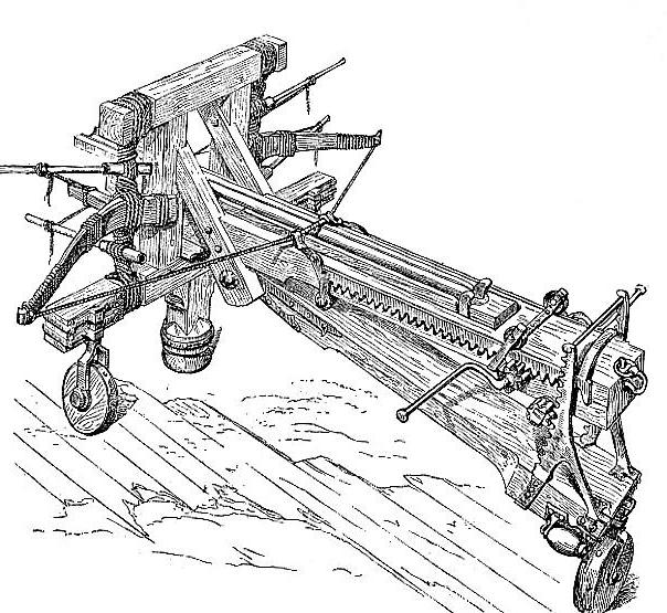 Сокол старинное военное стенобитное орудие