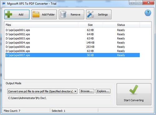 Mgosoft XPS Converter