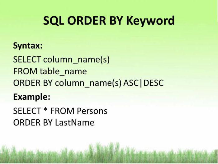 функция select sql