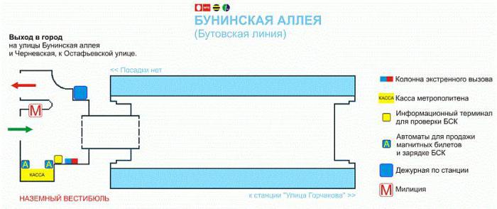 бунинская аллея станция метро