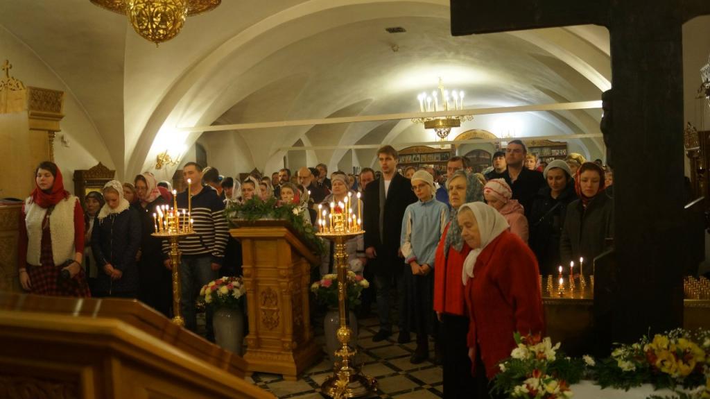 Пасха в храме Богоявления