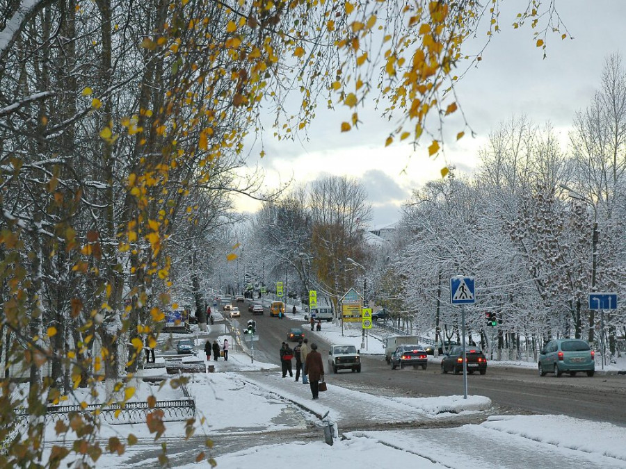 Зимний город